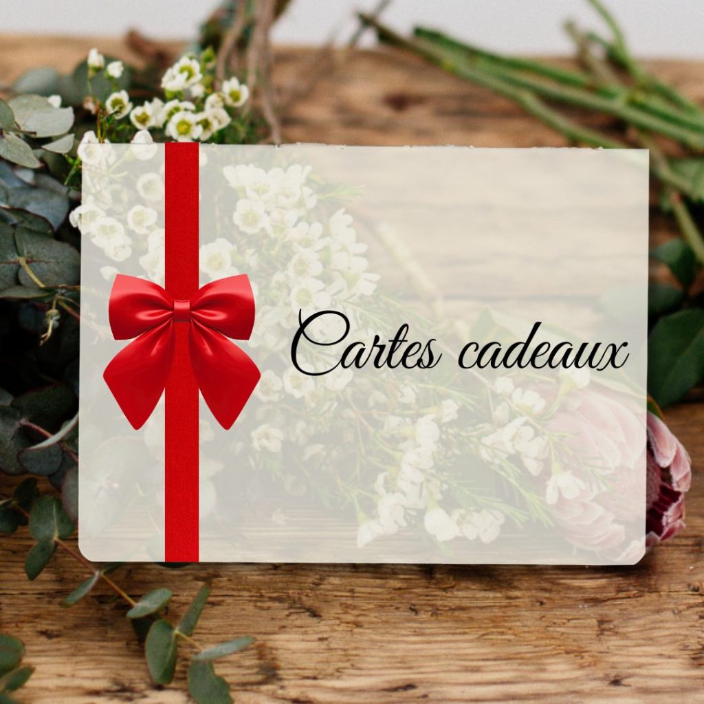 Cartes cadeaux pour offrir des ateliers
