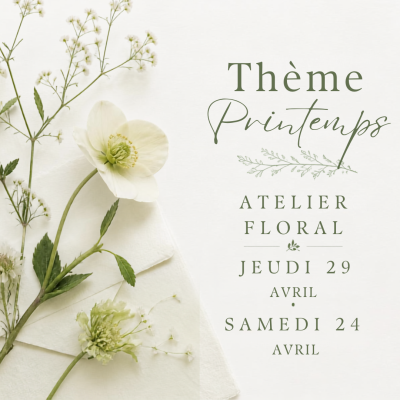 Atelier Floral Avril – Composition printanière